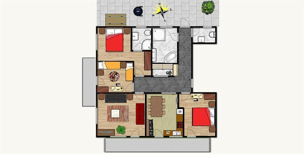 גרלוסברג Ferienwohnung Natural B מראה חיצוני תמונה